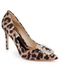 Badgley Mischka - Cher Crystal Embellished Pump - Lyst