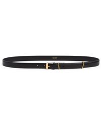 The Row - Two-tone Buckle Leather Belt - Lyst