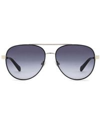 Fossil - 58Mm Gradient Pilot Sunglasses - Lyst