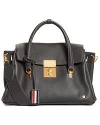 Thom Browne - Bolton Pebble Grain Leather Satchel - Lyst