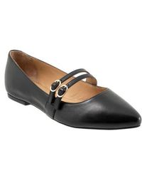 Trotters - Emerald Pointed Toe Mary Jane Flat - Lyst
