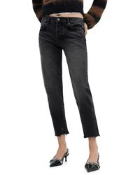 Mango - Low Rise Ankle Mom Jeans - Lyst