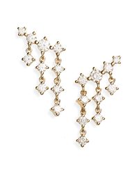EF Collection - Diamond Fringe Stud Earrings - Lyst