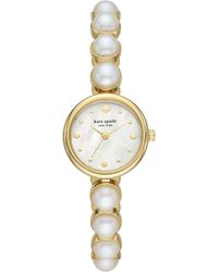 Kate Spade - Monroe Imitation Pearl Bracelet Watch - Lyst