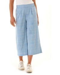 Threads For Thought - Alora Plaid Stretch Capri Pants - Lyst