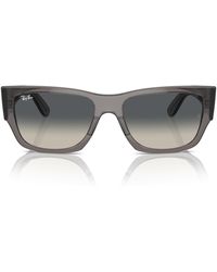 Ray-Ban - Carlos 56mm Gradient Rectangular Sunglasses - Lyst