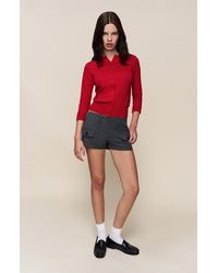 GUIZIO - Penelope Patch Pocket Shorts - Lyst