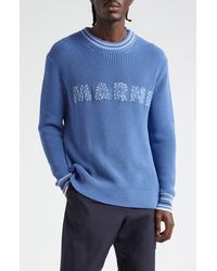 Marni - Logo Cotton Sweater - Lyst