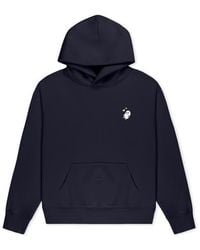 Alix - Heartly Ghost Relaxed Midweight Fleece Pullover Hoodie - Lyst