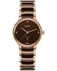 Rado - Centrix Diamond Bracelet Watch, 30.5Mm - Lyst