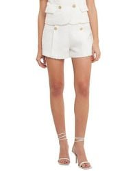 Endless Rose - Double Button Tweed Shorts - Lyst