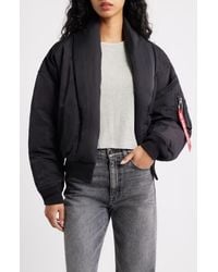 Alpha Industries - Shawl Collar Down Flight Jacket - Lyst