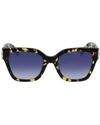 Longchamp - 55Mm Rectangular Sunglasses - Lyst