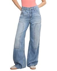 GOOD AMERICAN - Good Standard High Waist Straight Leg Carpenter Jeans - Lyst