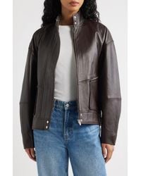 Reformation - Veda Harrison Leather Jacket - Lyst