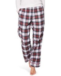 Petite Plume - Balmoral Tartan Cotton Twill Pajama Pants - Lyst