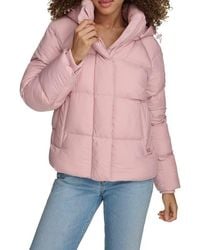 Levi's - Hooded Quilted Puffer Jacket - Lyst