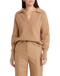 Nordstrom - Wool & Cashmere Cable Knit Sweater - Lyst