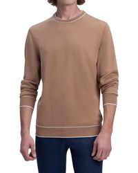 Bugatchi - Crewneck Cotton Blend Sweater - Lyst
