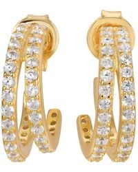 Native Gem - Evil Twin Double Huggie Hoop Earrings - Lyst