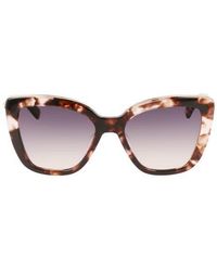 Longchamp - Roseau 53Mm Gradient Rectangle Sunglasses - Lyst