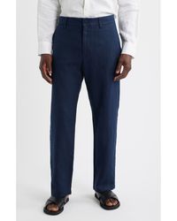 NN07 - 1454 Aden Flat Front Linen Chinos - Lyst