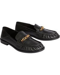Balmain - Sync Smooth Leather Loafers - Lyst