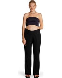 Nom Maternity - Super Soft Rib Maternity Pants - Lyst