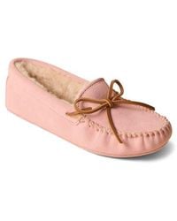 Minnetonka - Faux Fur Lined Soft Sole Slipper - Lyst