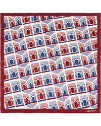 Lost Pattern - Square Arch Silk Bandana - Lyst