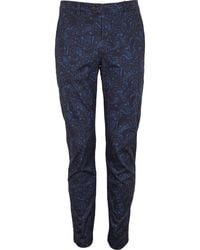 lords of harlech - Jack Flat Front Stretch Sateen Pant - Lyst