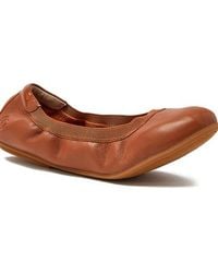 Lands' End - Comfort Elastic Slip On Ballet Flat Shoes - Lyst