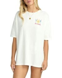 Billabong - Hot Haze Oversize Cotton Graphic T-Shirt - Lyst