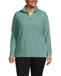 Lands' End - Anyweather Fleece Quarter Zip Pullover - Lyst