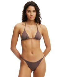 Cotton On - Micro String Triangle Bikini Top - Lyst