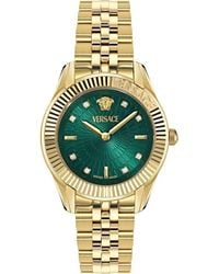 Versace - Greca Time Diamond Bracelet Watch, 30Mm - Lyst