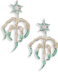 Collina Strada - Sprouting Star Drop Earrings - Lyst