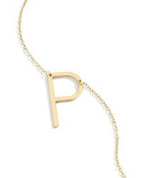 Mint & Lily - Statement Initial Necklace - Lyst
