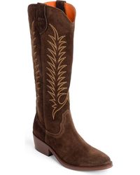 Penelope Chilvers - Blanca Embroidered Western Boot - Lyst