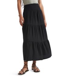 Marine Layer - Corinne Double Cloth Maxi Skirt - Lyst