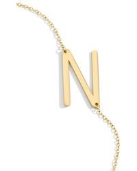 Mint & Lily - Statement Initial Necklace - Lyst