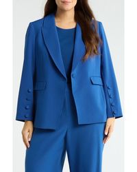Tahari - One-Button Blazer - Lyst