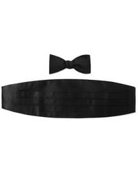Cufflinks Inc. - Silk Cummerbund & Pre-Tied Bow Tie Set - Lyst
