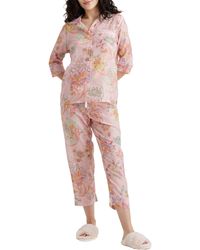 Papinelle - Coco Cotton & Silk Crop Pajamas - Lyst