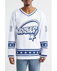 BOILER ROOM - Oversize Hockey Jersey - Lyst