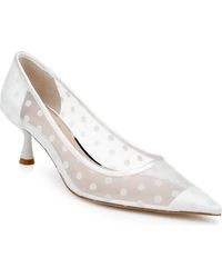 Badgley Mischka - Elena Pointed Cap Toe Pump - Lyst