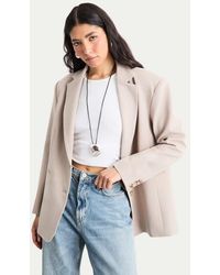 Warehouse - Oversized Single Breasted Blazer - Lyst