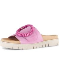 Gabor - Beaded Buckle Slide Sandal - Lyst