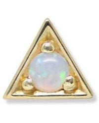 Anzie - Cleo Single Triangle Stud Earring - Lyst