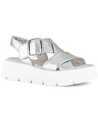 Gabor - Crossover Slingback Wedge Sandal - Lyst